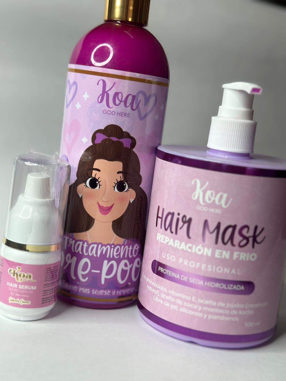 COMBO Serum+Pre-Poo+Hair Mask